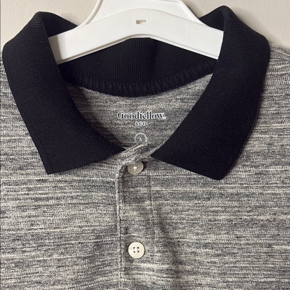 Goodfellow & Co Gray Polo Shirt with Black Accents - Picture 4 of 7